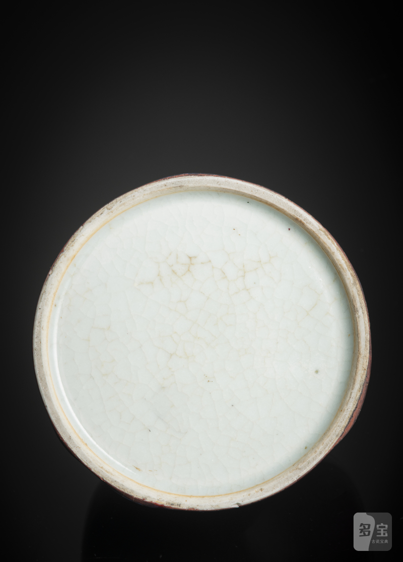 A beehive Flambé-glazed porcelain brush washer - 图5